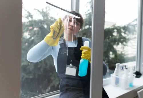 Nettoyage de vitres intérieures et extérieures à Montaudin